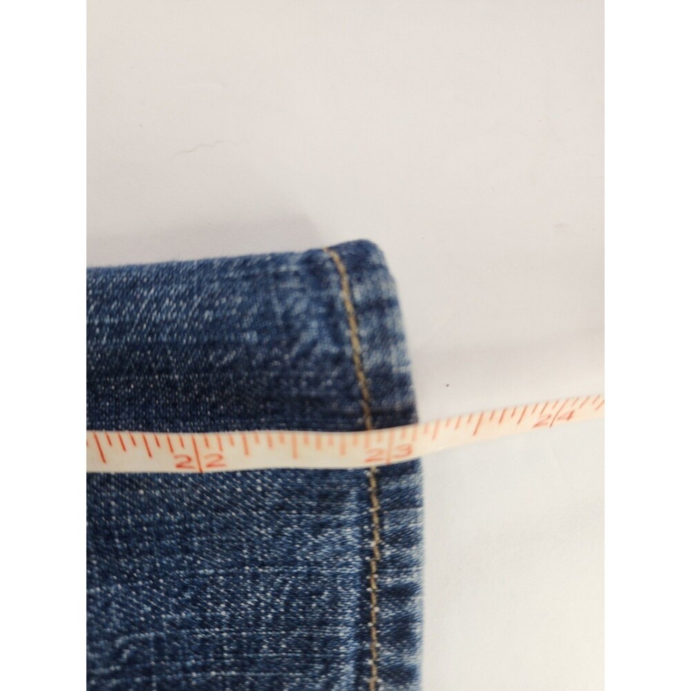 Liz Claiborne Denim Mini Skirt Sz 12 Coastal Cowgirl Western Y2K Festival Boho - Picture 5 of 6
